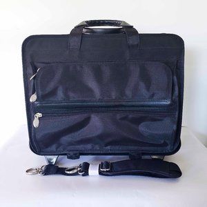 McKlein Franklin 17" Nylon Detachable Wheeled Laptop Briefcase